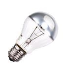 Lampadina incandescenza cupola argentata 100W 