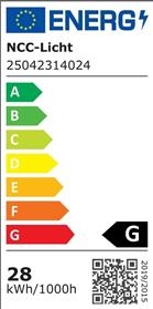 Neon fluorescente T5 HE 28W/827 luce CALDA